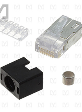 937-SP-360808-A161【CONN MOD PLUG 8P8C SHIELDED】