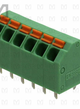 1751516【TERM BLOCK 6POS 45DEG 3.81MM PCB】