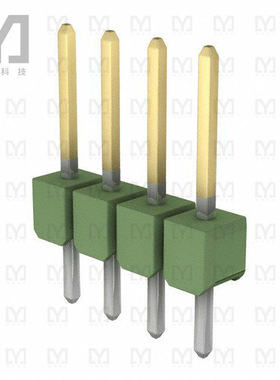 826646-4【CONN HEADER VERT 4POS 2.54MM】