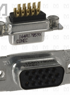 164A17059X【CONN D-SUB HD RCPT 15POS】