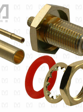 132284【CONN SMA JACK STR 50 OHM SOLDER】