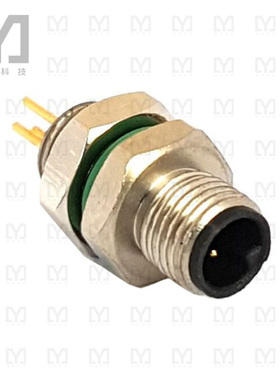 PXMBNI08FPM03AFL001【CONN RCPT MALE 3POS WIRE LEADS】