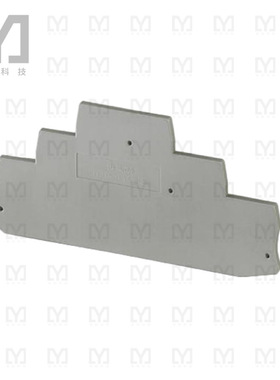 3113771【CONN TERM BLK END PLATE GRAY】