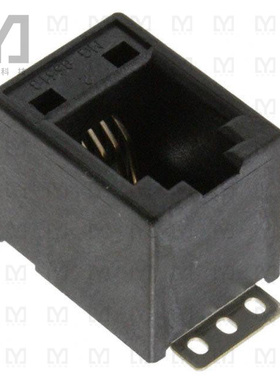 0855135016【CONN MOD JACK 4P4C VERT UNSHLD】