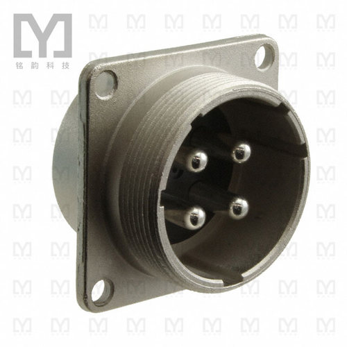 JR25RH-4P【CONN RCPT MALE 4POS SOLDER CUP】