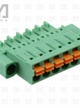 1748396【TERM BLOCK PLUG 6POS STR 3.81MM】