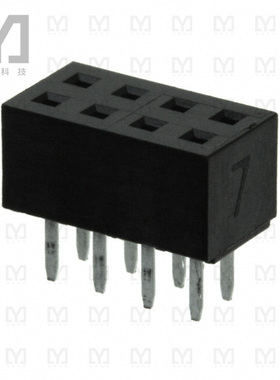 950408-6102-AR【CONN RCPT 8POS 0.079 GOLD PCB】