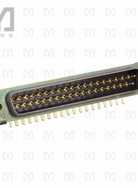 1218440-4【CONN D-SUB PLUG 37POS R/A SOLDER】