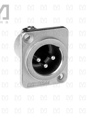 AC3MMDZ【CONN RCPT MALE XLR 3POS SLDR CUP】