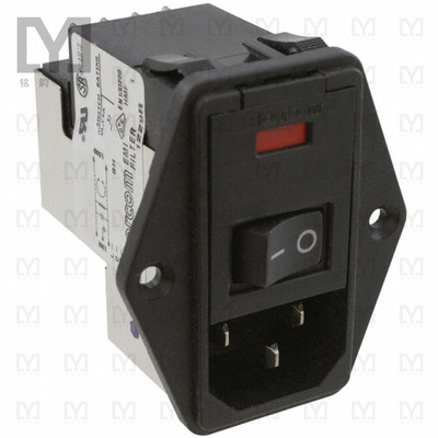 6609929-4【PWR ENT MOD RCPT IEC320-C14 PNL】