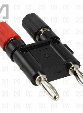 1286【CONN BIND POST DL FLUTD BLK/RED】