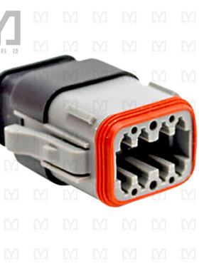 AT06-08SA-SRGRY【CONN PLUG 8POS 14-20AWG SIZE 16】