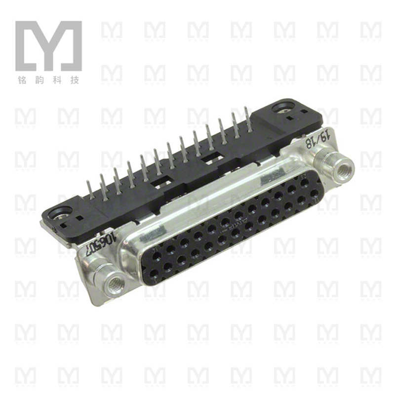 8-106507-2【CONN D-SUB RCPT 25POS R/A SOLDER】