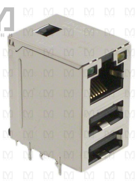 C893-1AX1-E1【CONN MAGJACK 1PORT 100 BASE-T】
