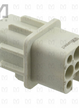 0936010077【7P + PE FEMALE INSERT 10A 250V 】