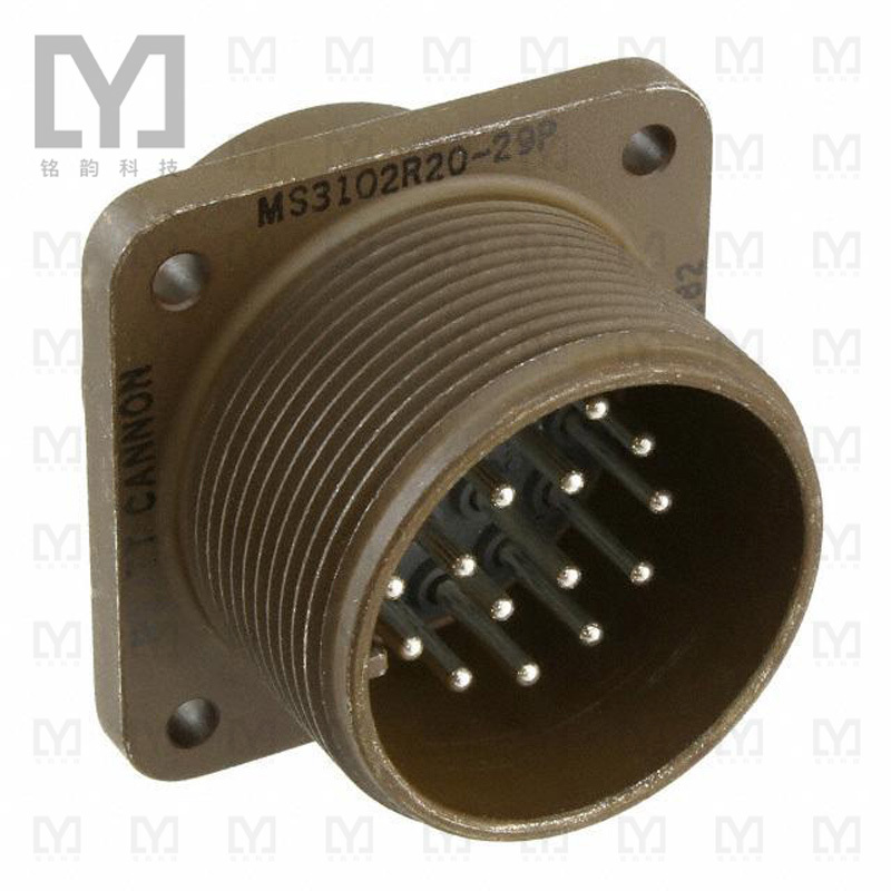 MS3102R20-29P【CONN RCPT MALE 17POS SOLDER CUP】