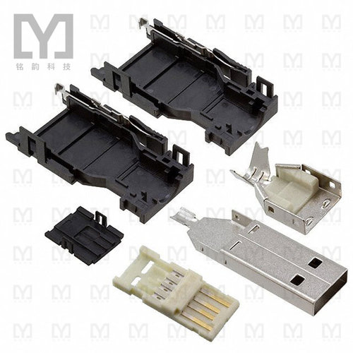 2013798-1【CONN PLUG USB2.0 TYPEA 4POS SLD】