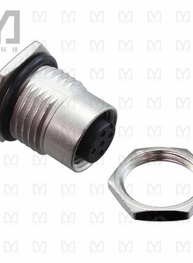 M12A-05PFFS-SF8001【CONN RCPT FMALE 5POS SOLDER CUP】