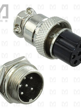 PRT-11475【CONN CIRC PLUG 6POS SOLDER CUP】