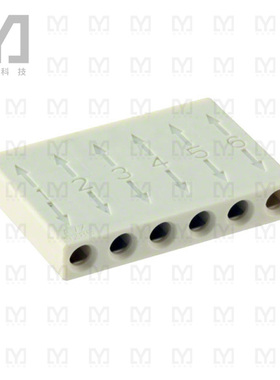 009286006203906【CONN JUNCT 6POS POKE-IN 18-24AWG】