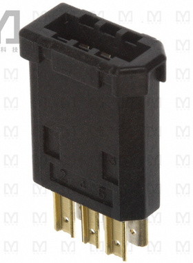 3E206-0100KV【CONN PLUG IEEE 1394 FIREWIRE SLD】