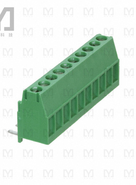 1-284414-0【TERM BLK 10POS TOP ENT 3.5MM PCB】