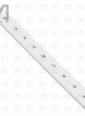 1053014:0071【ZACK STRIP 10-SECTION WHITE】