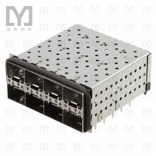 2007399-5【CONN SFP+ RCP W/CAGE 2X4 160P RA】