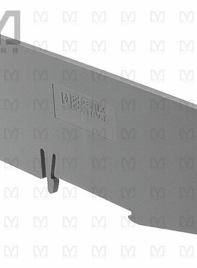 3206225【CONN TERM BLK PARTITION RAIL GRY】