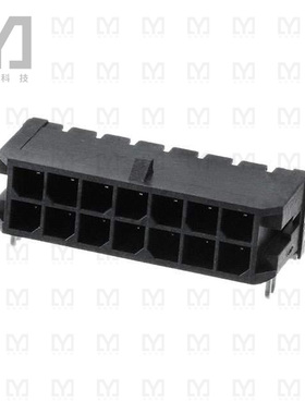 0430451406【CONN HEADER SMD R/A 14POS 3MM】
