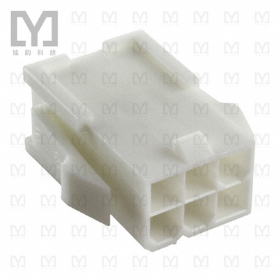 1586018-6【CONN PLUG HOUSING 6POS PANEL MT】