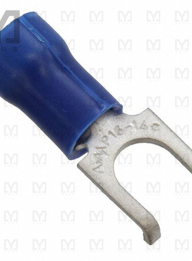 160213【CONN SPADE TERM 14-16AWG #10 BLU】