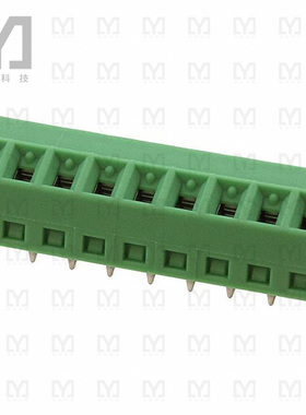 1728352【TERM BLOCK 9POS 55DEG 3.81MM PCB】