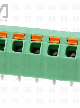 1751503【TERM BLOCK 5POS 45DEG 3.81MM PCB】