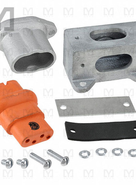 1300190023【DB 4P CAST RECEPTACLE ORANGE】