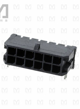 0430451207【CONN HEADER SMD R/A 12POS 3MM】