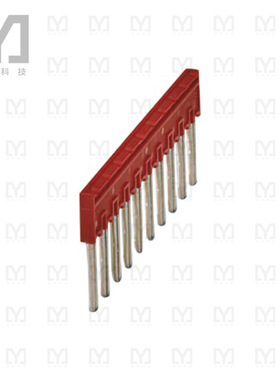 3033716【JUMPER TERM BLK 10POS FLAT PIN】