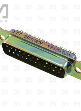 DBMM-25P【CONN D-SUB PLUG 25POS PNL MNT】