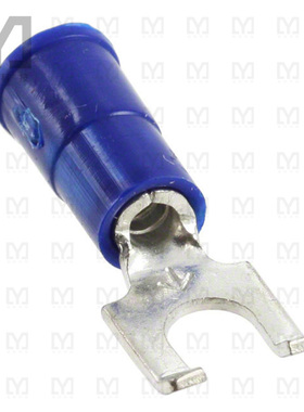 MVU14-8FFBK【CONN SPADE TERM 14-16AWG #8 BLU】