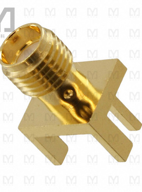 132410-10【CONN SMA RCPT STR 50OHM EDGE MNT】