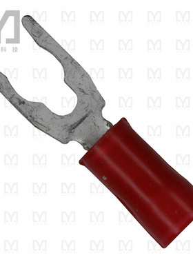 53241-2【CONN SPADE TERM 16-22AWG #8 RED】