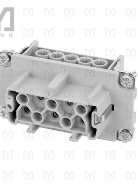 C146 10B010 002 1【INSERT FEMALE 10POS+1GND SCREW】