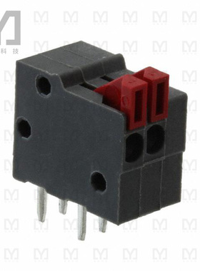 32.4402【PUSHIN PCB TERM 2P 2.54MM 6A GRY】