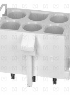 643424-1【CONN HDR 6POS 0.25 TIN PCB】