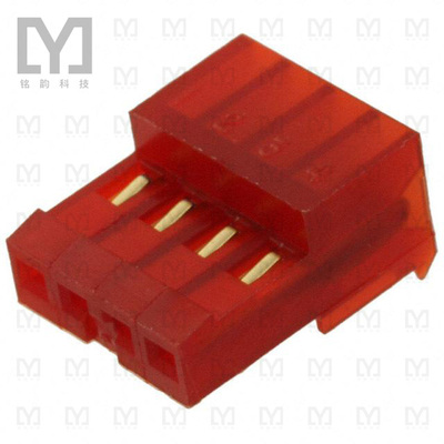3-641237-4【CONN RCPT 4POS IDC 22AWG GOLD】
