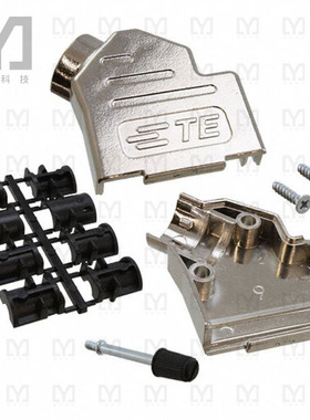 2198618-9【CONN BACKSHELL 9P 45DEG SHLD SLV】