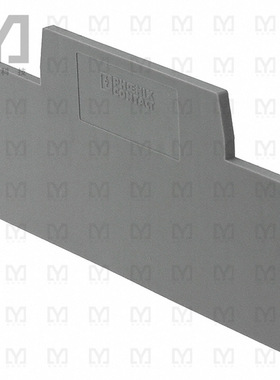 3038558【CONN TERM BLK END PLATE GRAY】