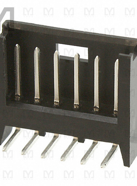 280379-1【CONN HEADER R/A 6POS 2.54MM】