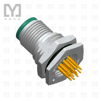 M12A-12PMMP-SF8001【CONN PLUG MALE 12POS GOLD SOLDER】