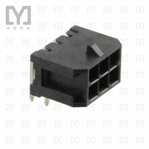G881A06001TEU【CONN HEADER R/A 6POS 3MM】